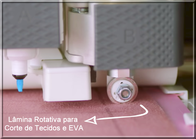 lâmina rotativa para tecido cricut maker