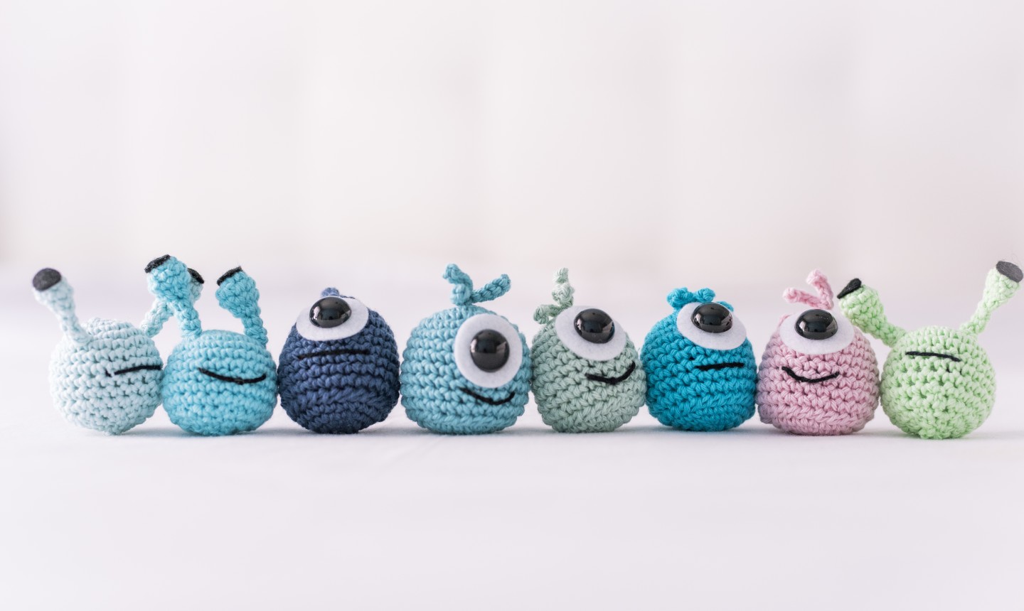 Monstrinhos em Amigurumi