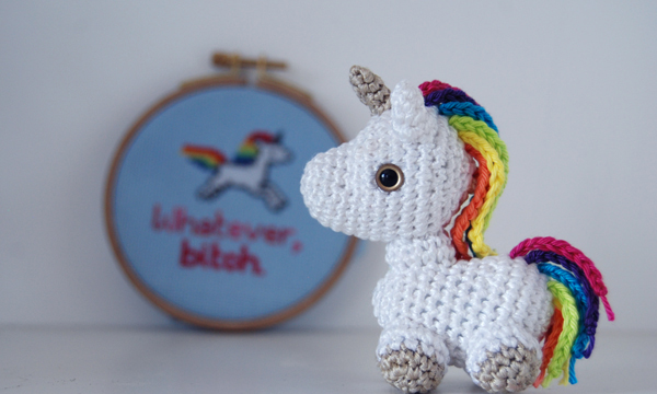 Unicórnio em Amigurumi
